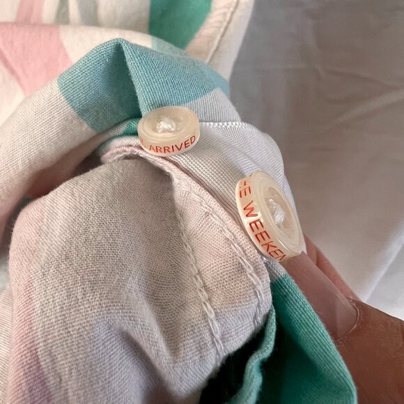 Chubbies The Utopia (Full Button Soft Stretch) - Pastel Rainbow Stripe - Large - Picture 8 of 10